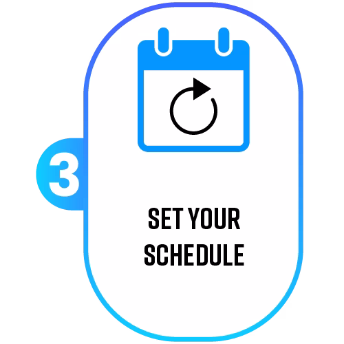 Set Your Schedule
